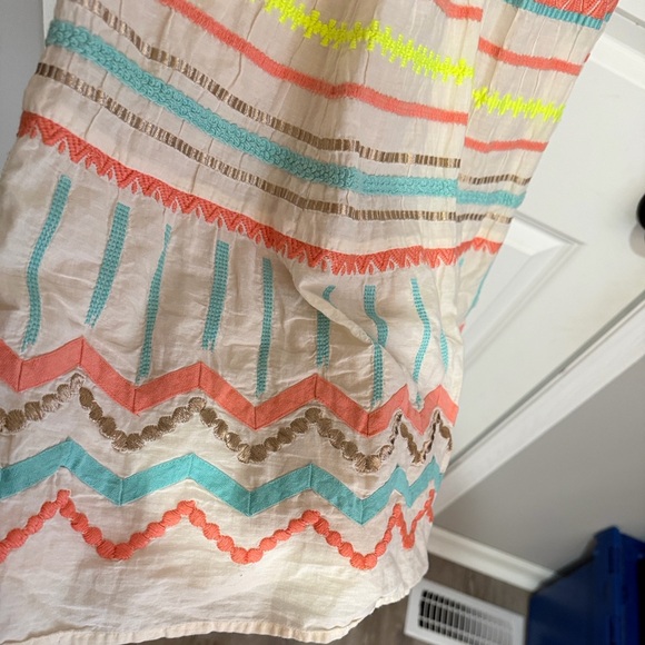 Plenty by Tracy Reese Striped Sunglow Dress Size 10 Anthropologie - Picture 3 of 7